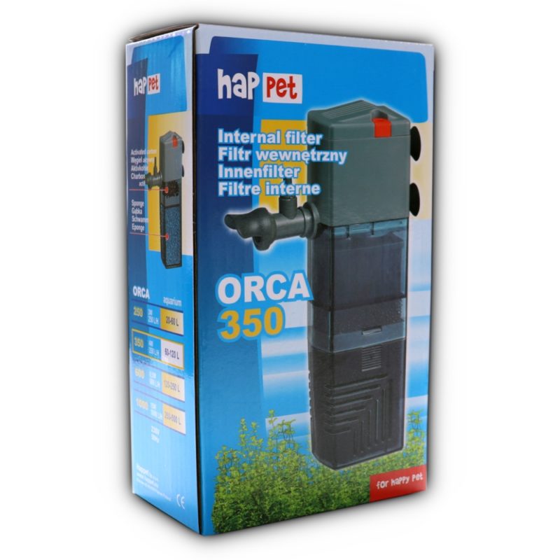 💧 💦 Aquarium internal filter - Orca 350 with activated carbon box for clear water